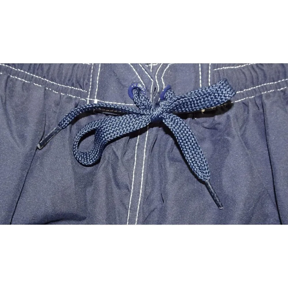 Speedo Navy Blue Hawaiian Board Shorts Swim Surf Size Large